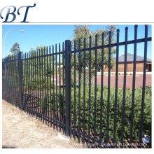 2.1m (H) *2.4m (W) Spear Tubular Garrison Australia Steel Fence